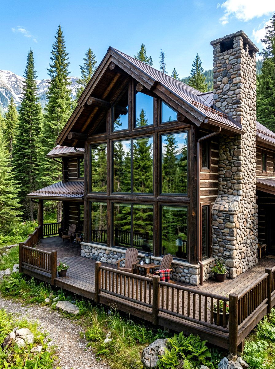 Rustic Cabin Exterior - 30 country house exterior ideas