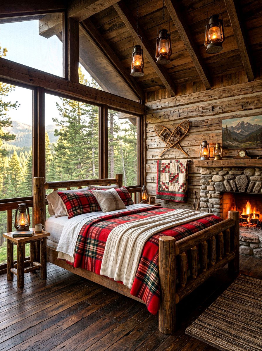 Rustic Cabin Sleeping Porch - 30 sleeping porch ideas
