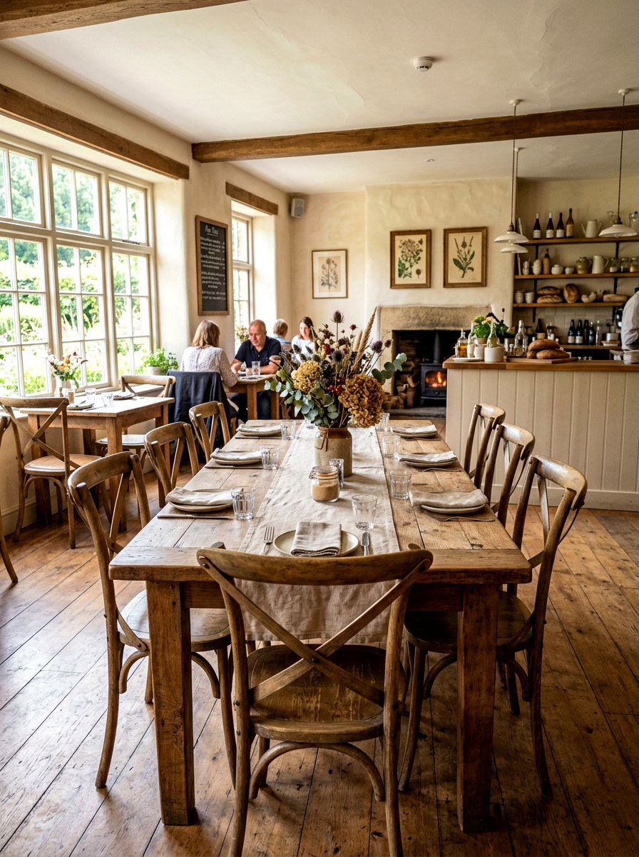 Rustic Cafe Style - 30 cafe style dining ideas