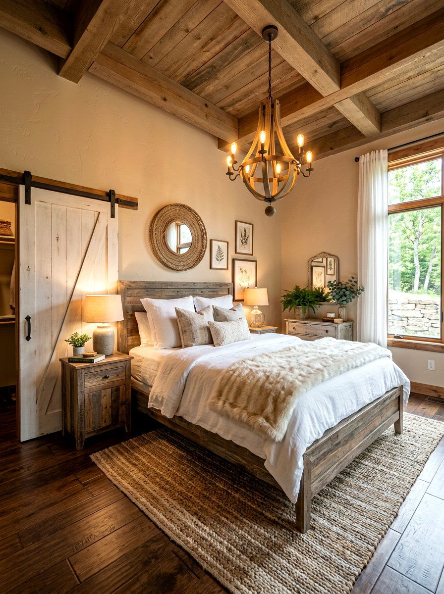 Rustic Chic Apartment Bedroom - 30 apartment bedroom ideas