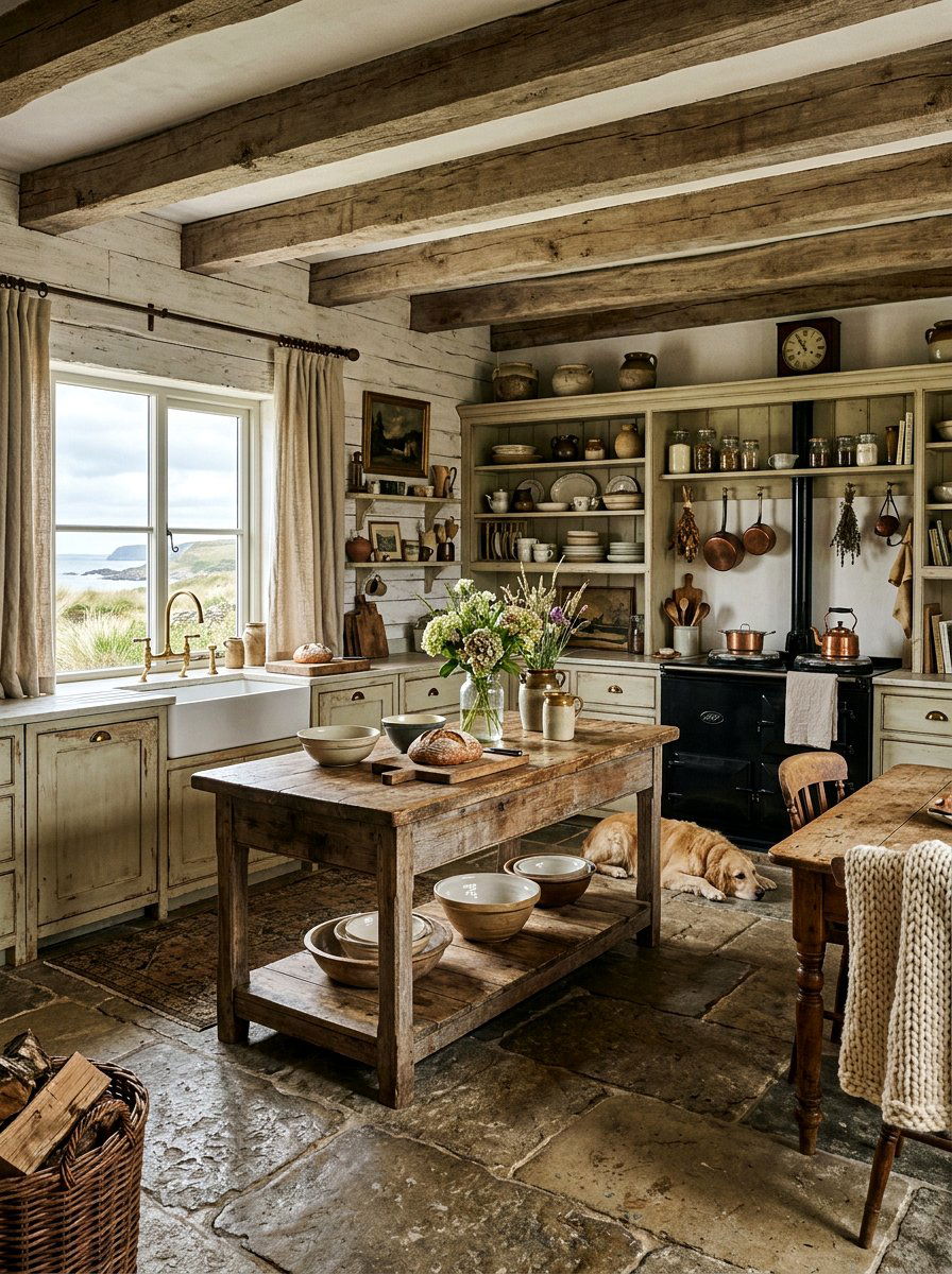 Rustic Coastal Grandmother Kitchen - 30 coastal grandmother kitchen ideas