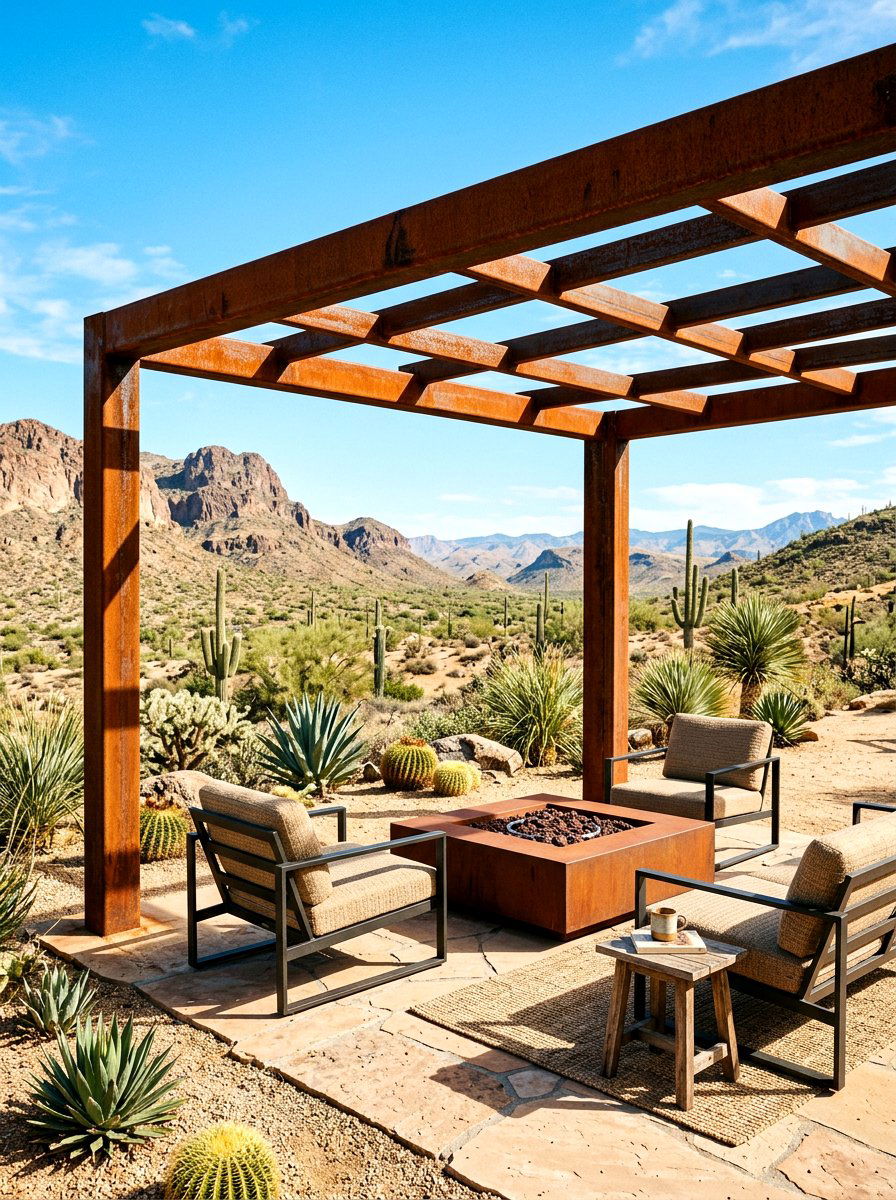 30 Metal Pergola Ideas to Create Shade, Style, and Outdoor Drama
