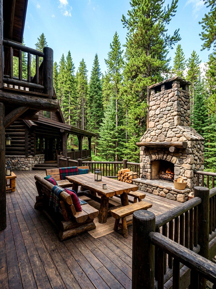 Rustic Deck - 30 backyard deck ideas
