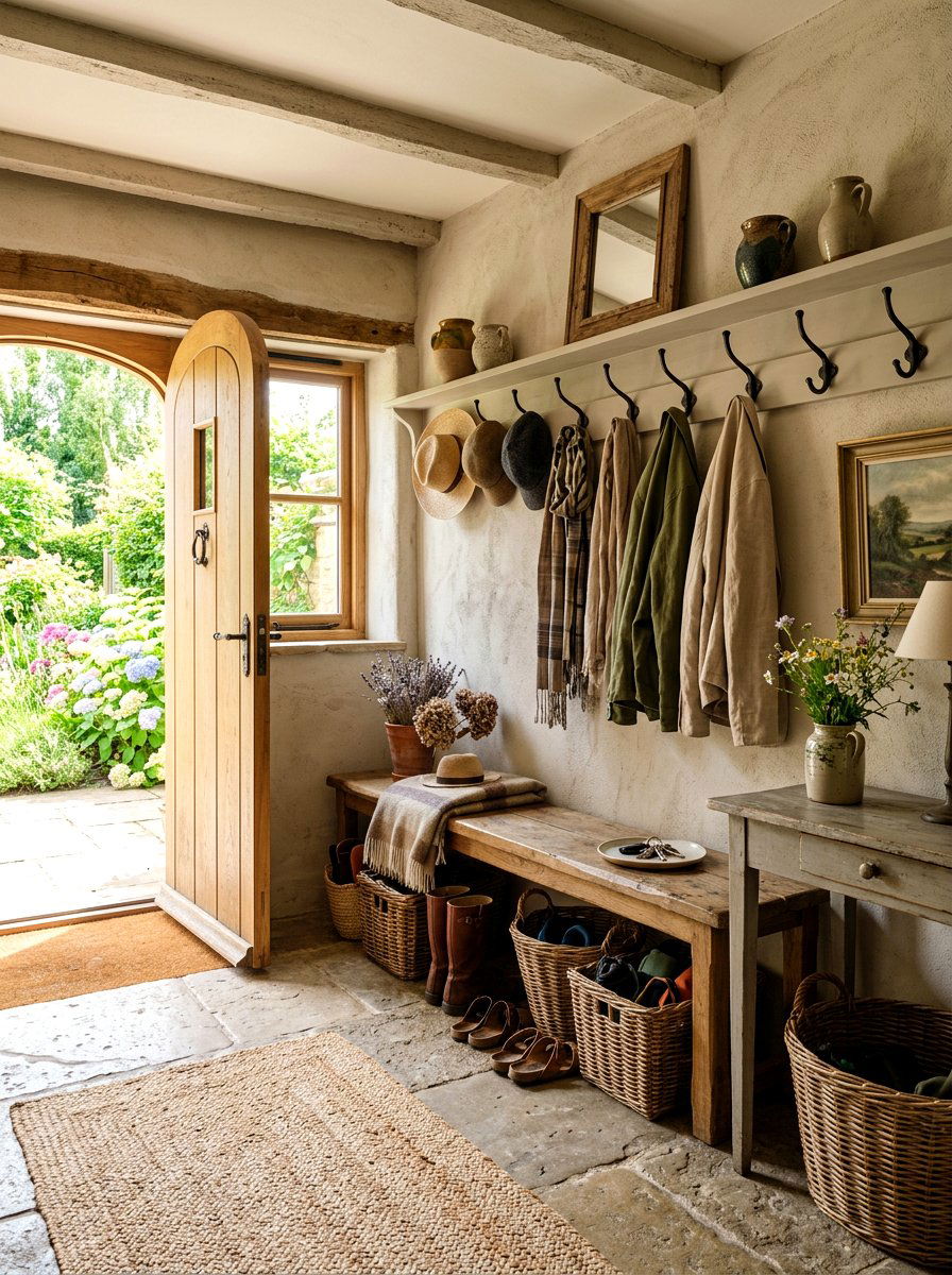 Rustic European Mudroom - 30 European summer home ideas