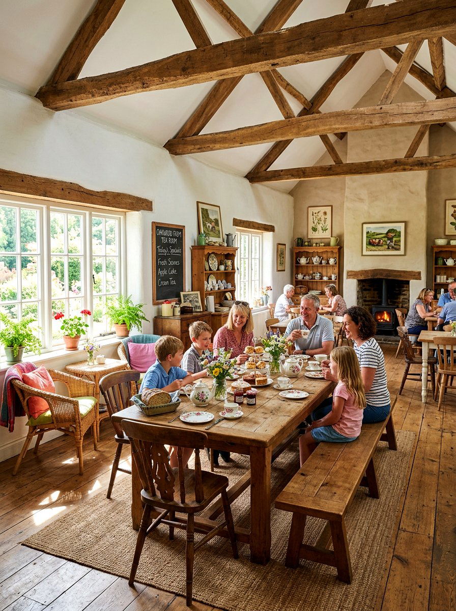 Rustic Farmhouse Tea Room - 30 English tea room ideas