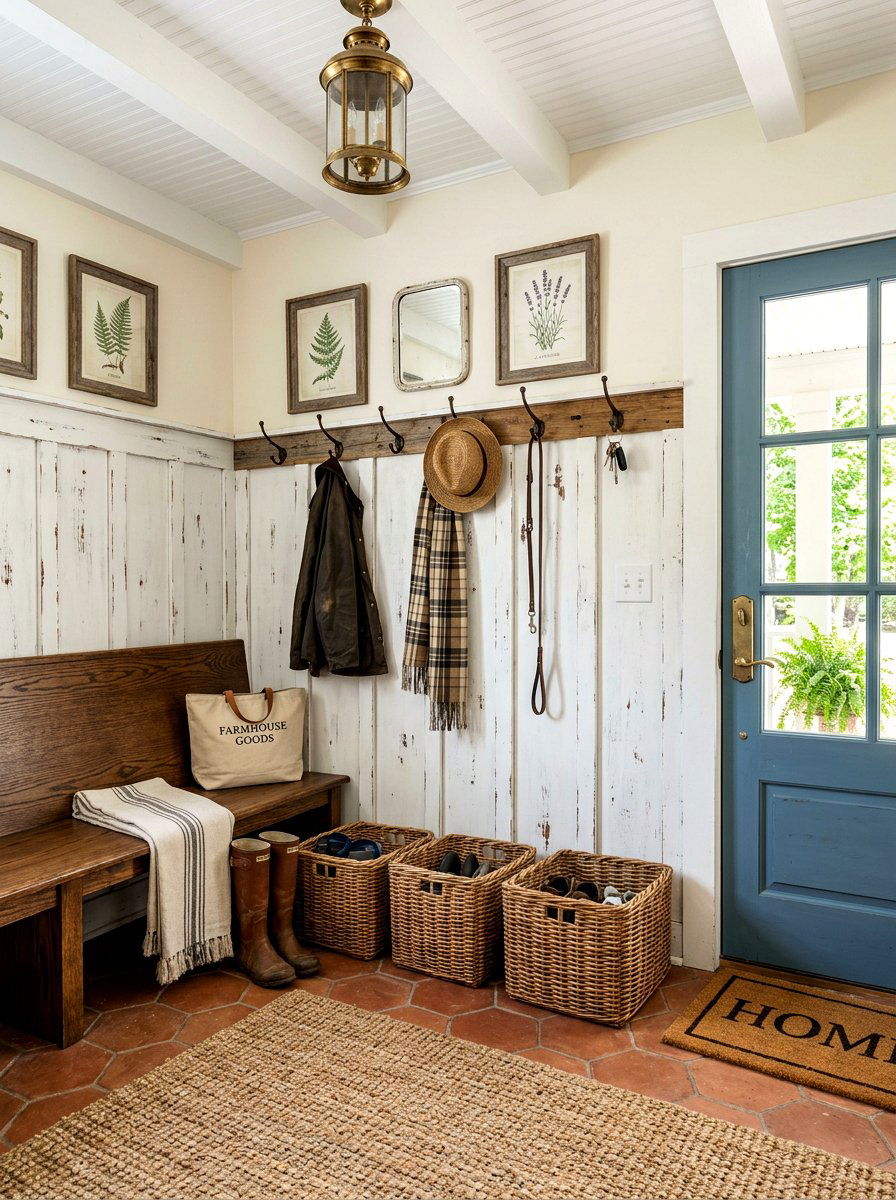 Rustic Farmhouse Wainscoting - 30 wainscoting ideas