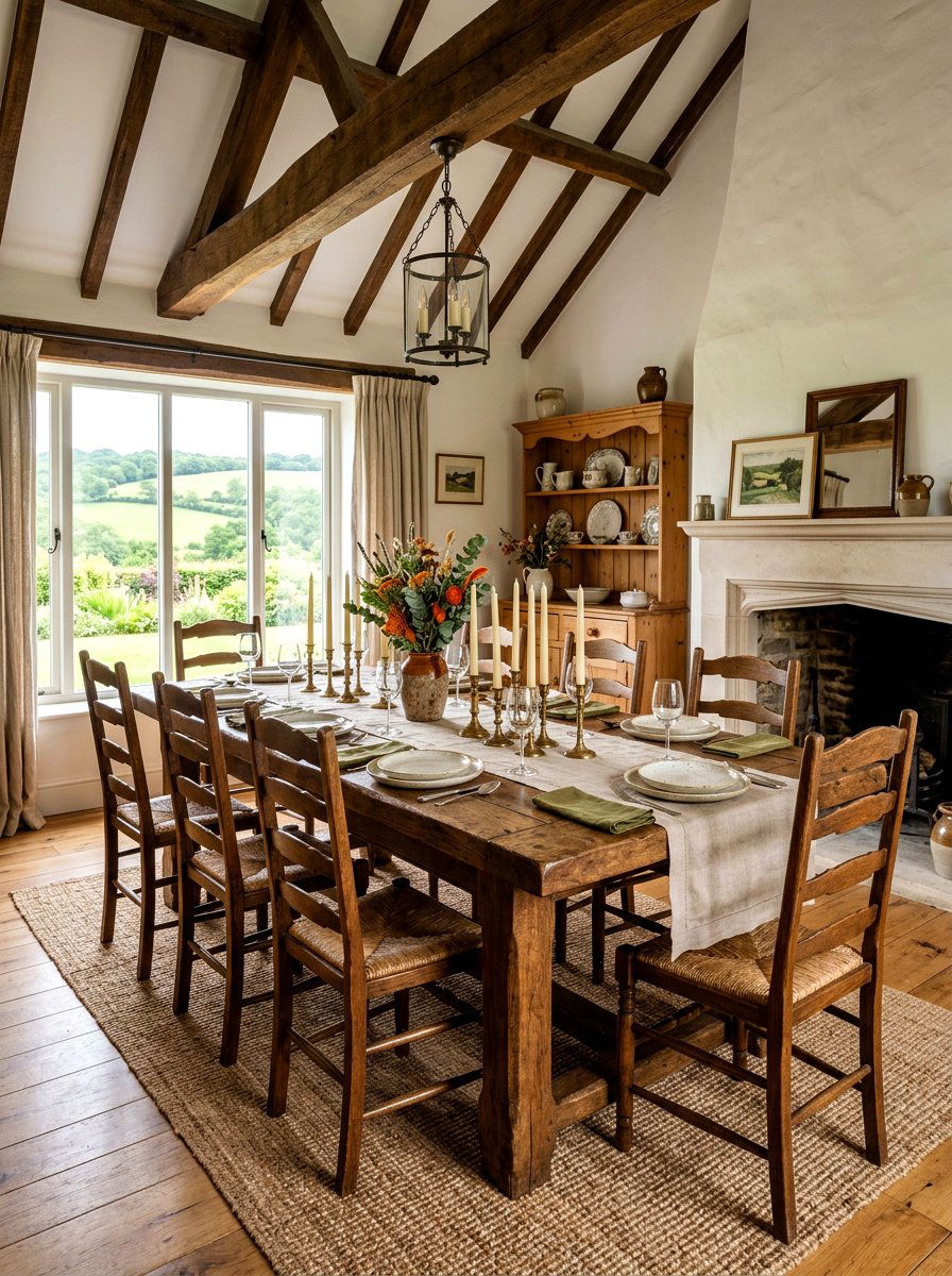 Rustic Farmhouse - 30 formal table setting ideas