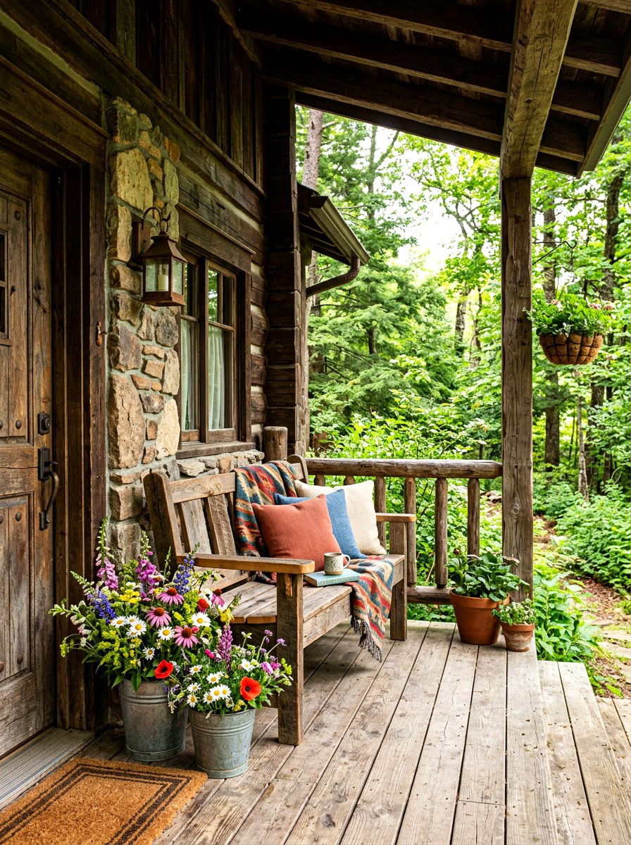 Rustic Front Porch - 30 front porch decor ideas