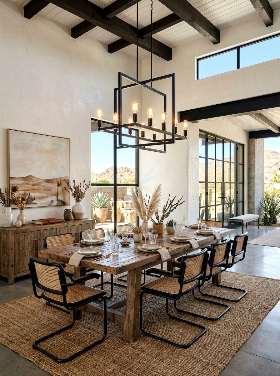 Rustic Iron Chandelier - 30 dune inspired decor ideas