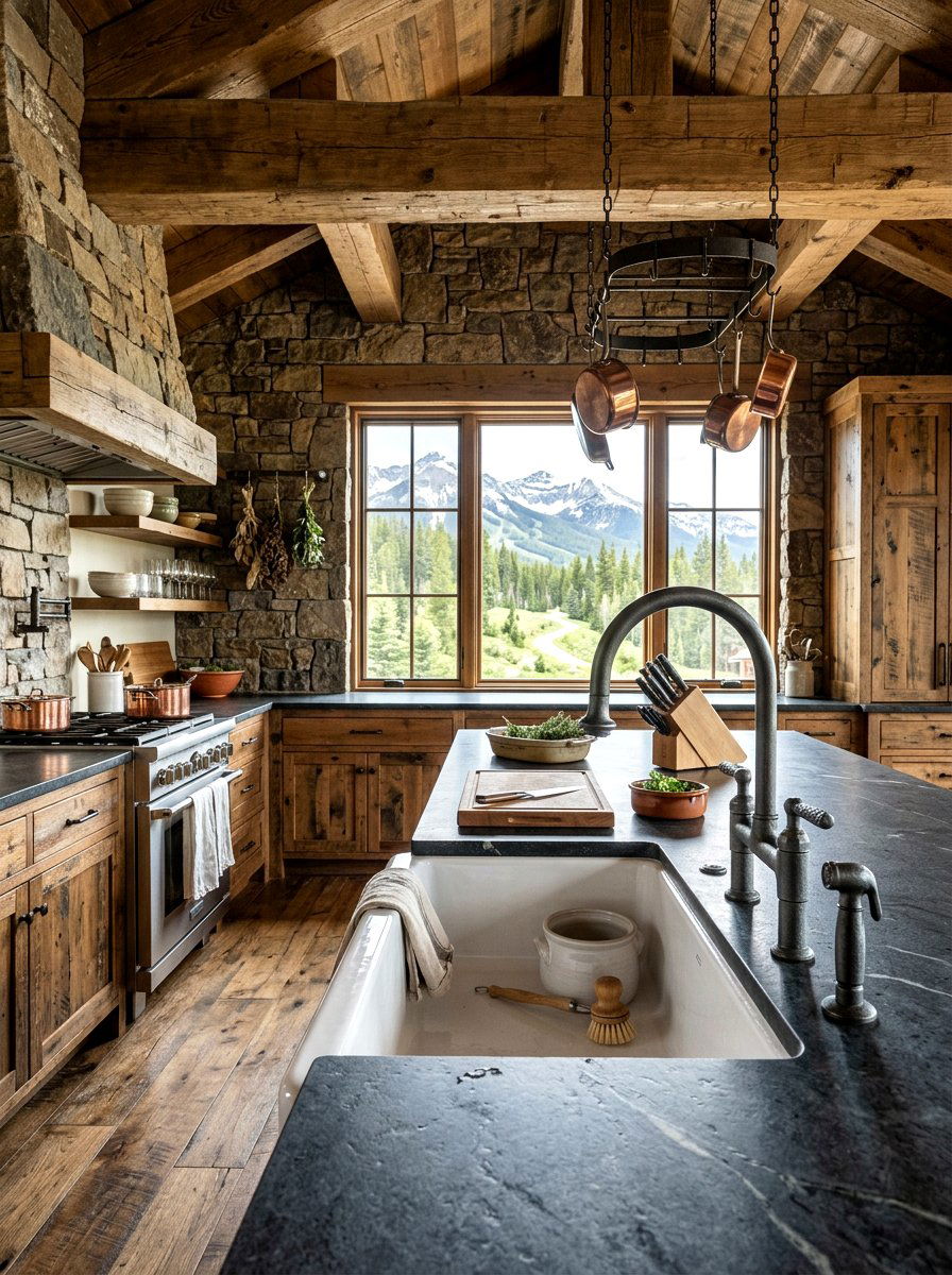 Rustic Iron Kitchen Faucet - 30 kitchen faucet finish ideas