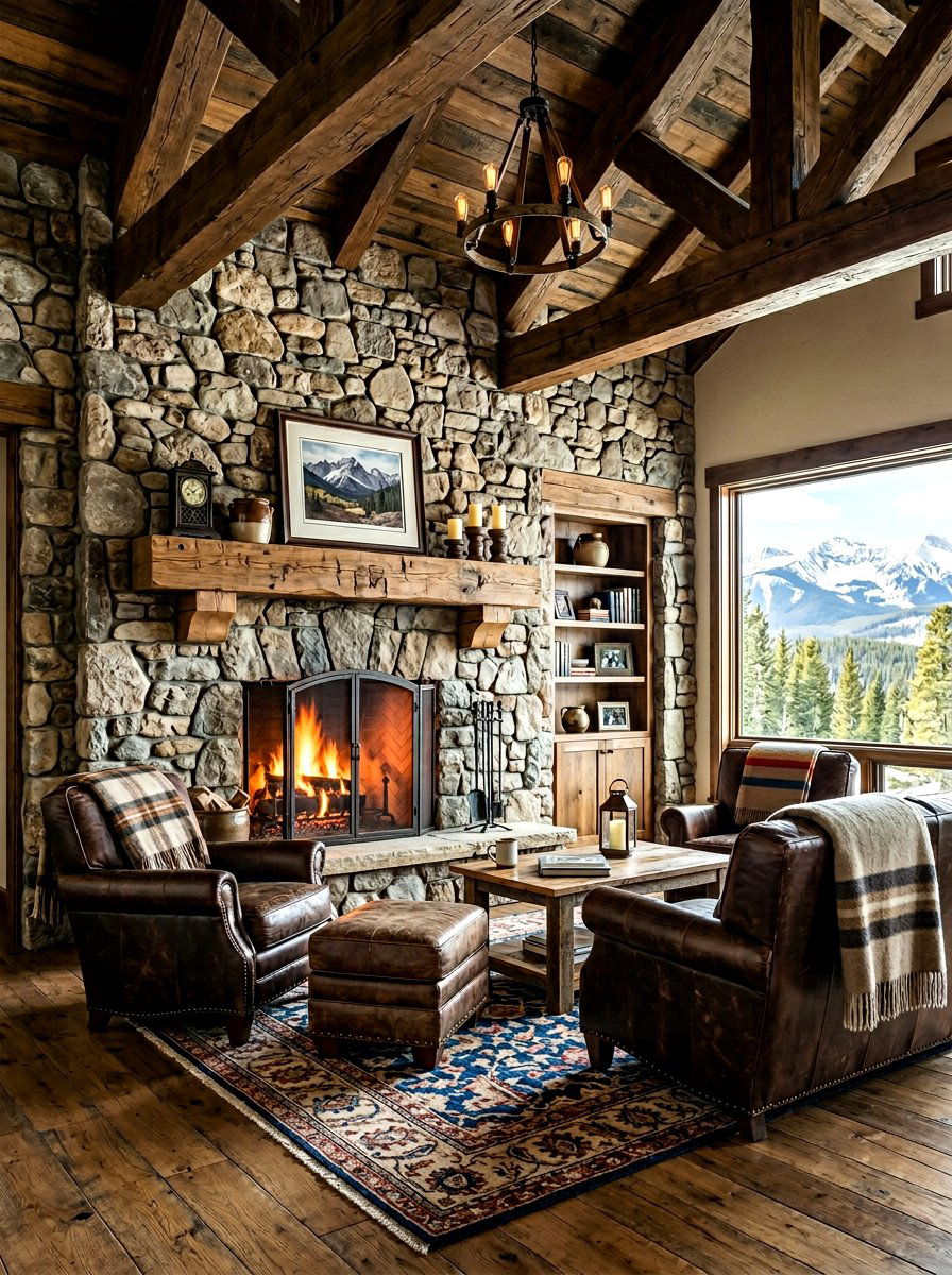 Rustic Keeping Room - 30 keeping room ideas