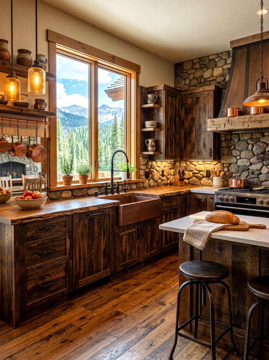 Rustic Kitchen Black Faucet - 30 black faucet kitchen ideas