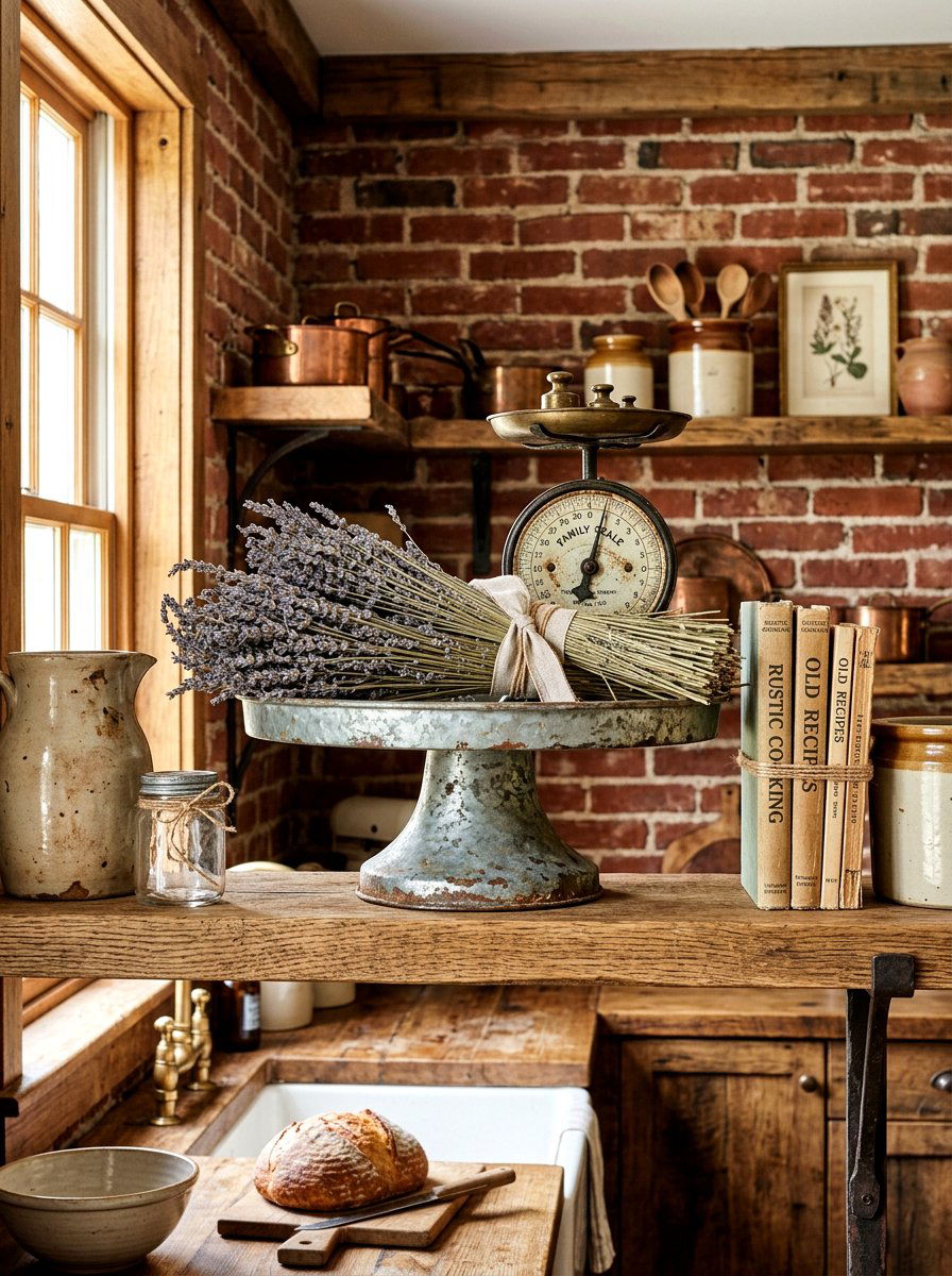 Rustic Kitchen Cake Stand - 30 cake stand kitchen styling ideas