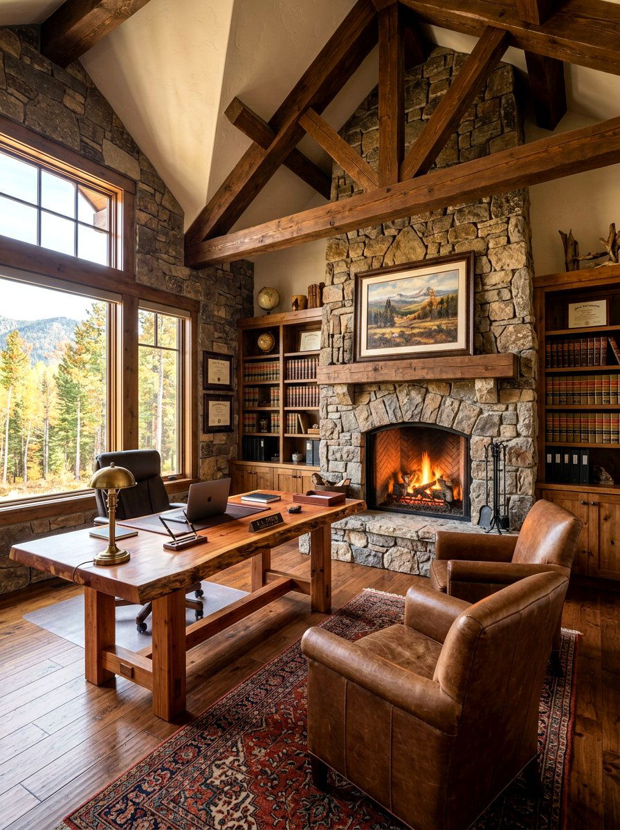Rustic Legal Studio - 30 attorney office ideas