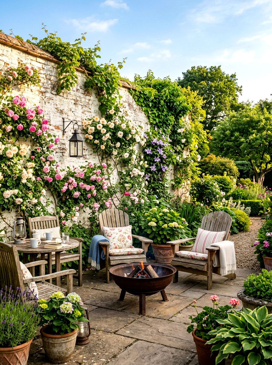 Rustic Limewashed Brick Wall - 30 limewashed brick exterior ideas