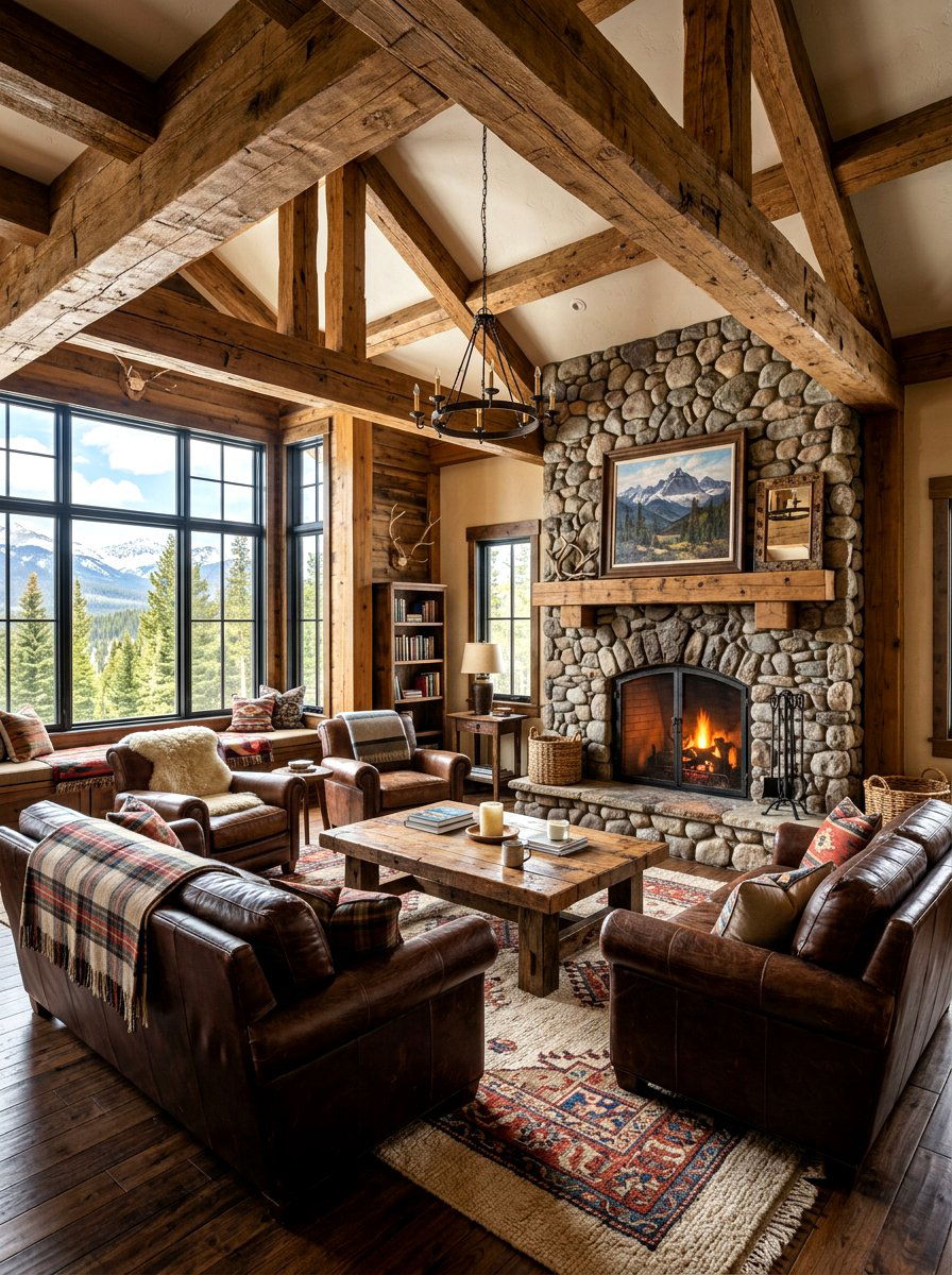 Rustic Living Room - 30 viral living room decor ideas