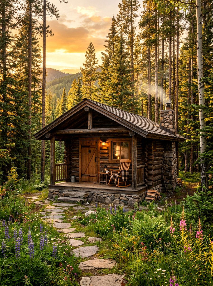 Rustic Log Cabin Sauna - 30 sauna patio retreat ideas