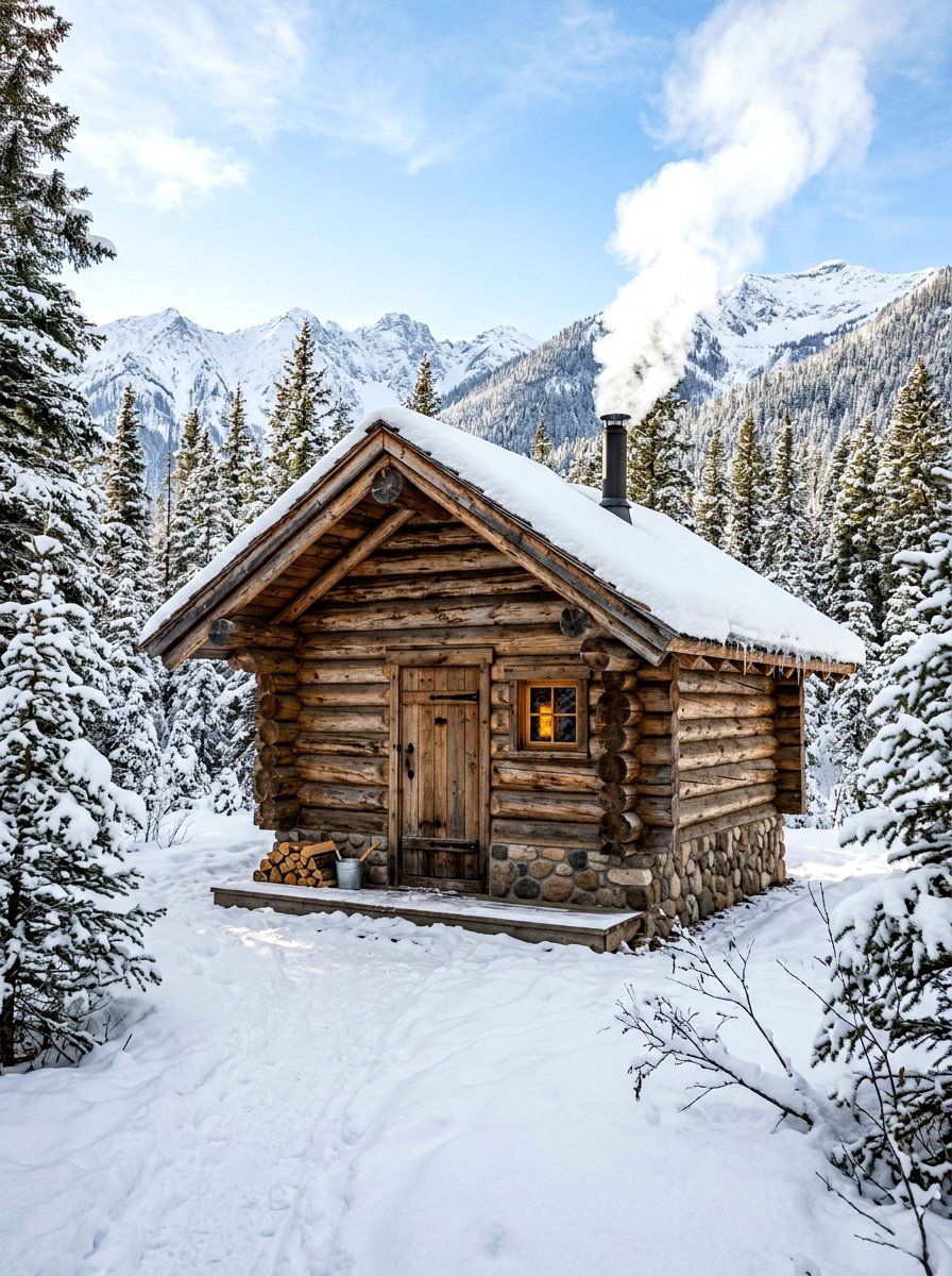 Rustic Log Sauna Shed - 30 sauna shed ideas