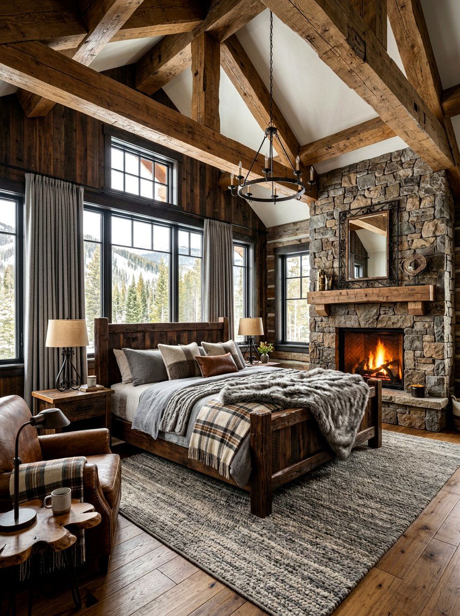Rustic Luxury Bedroom - 30 sophisticated bedroom decor ideas