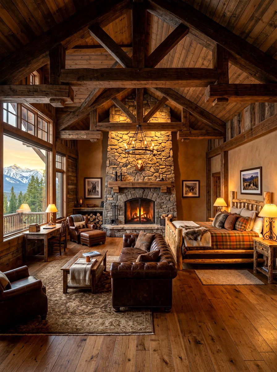 Rustic Master Suite - 30 luxury master suite ideas