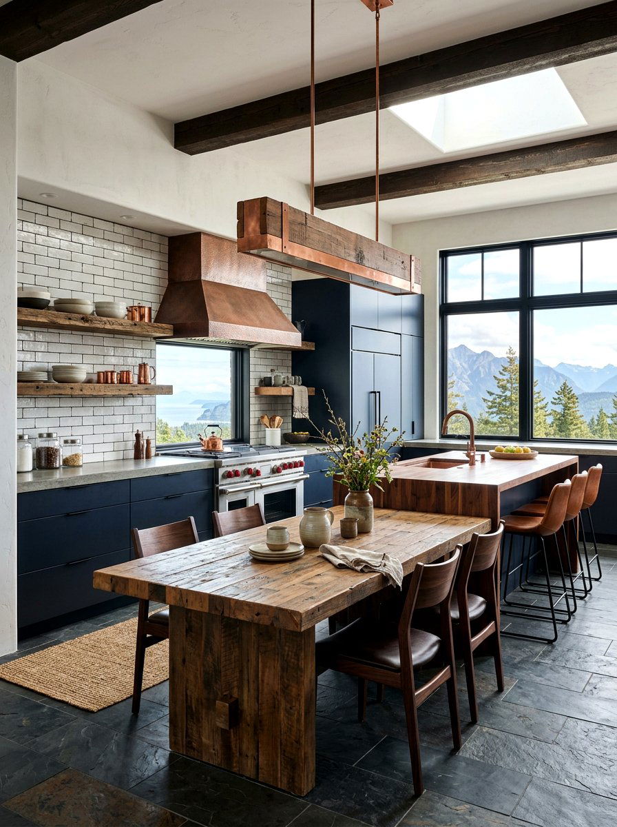Rustic Modern Kitchen - 30 California casual kitchen ideas
