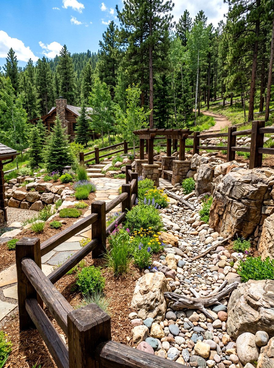Rustic Mountain Landscaping - 30 front yard ideas
