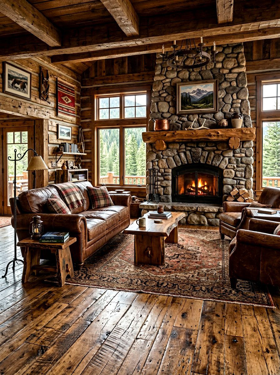 Rustic Parquet Floor - 30 parquet floor ideas