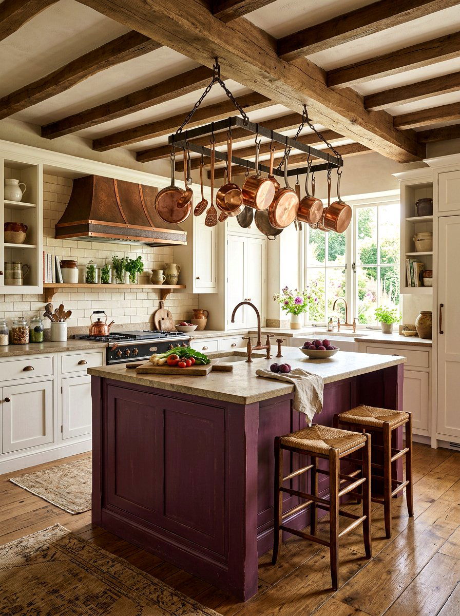 Rustic Plum Kitchen - 30 plum room decor ideas