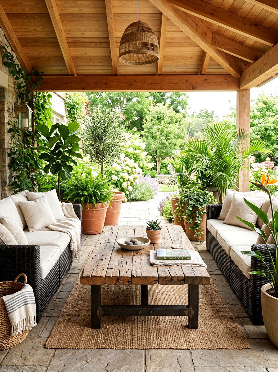 Rustic Reclaimed Wood Coffee Table - 30 oversized coffee table ideas