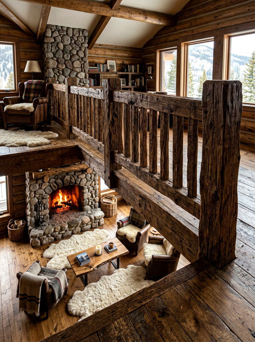 30 Open Loft Railing Ideas for Safer, Stunning Views Now