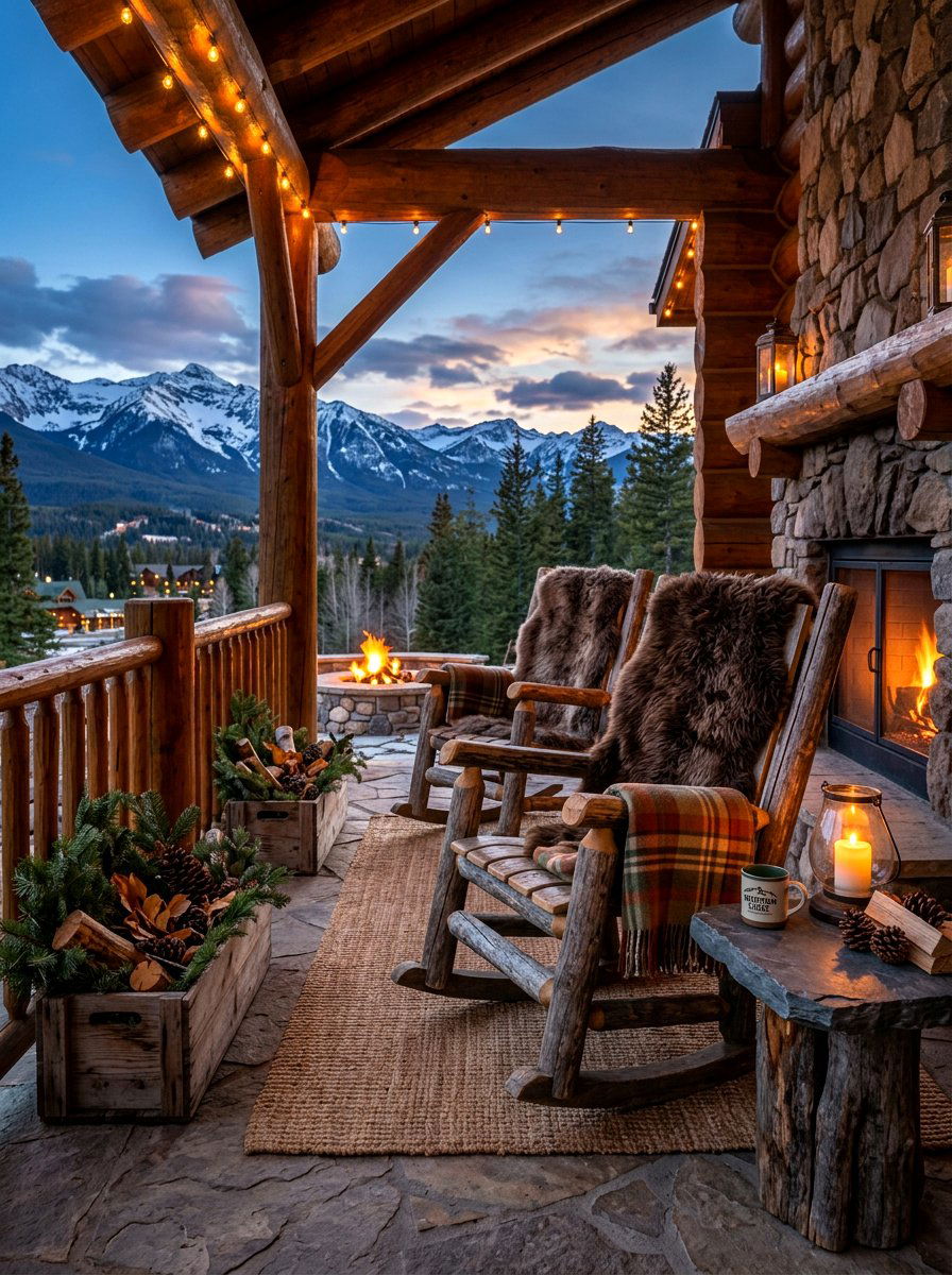Rustic Rocking Chair Porch - 30 rocking chair porch styling ideas