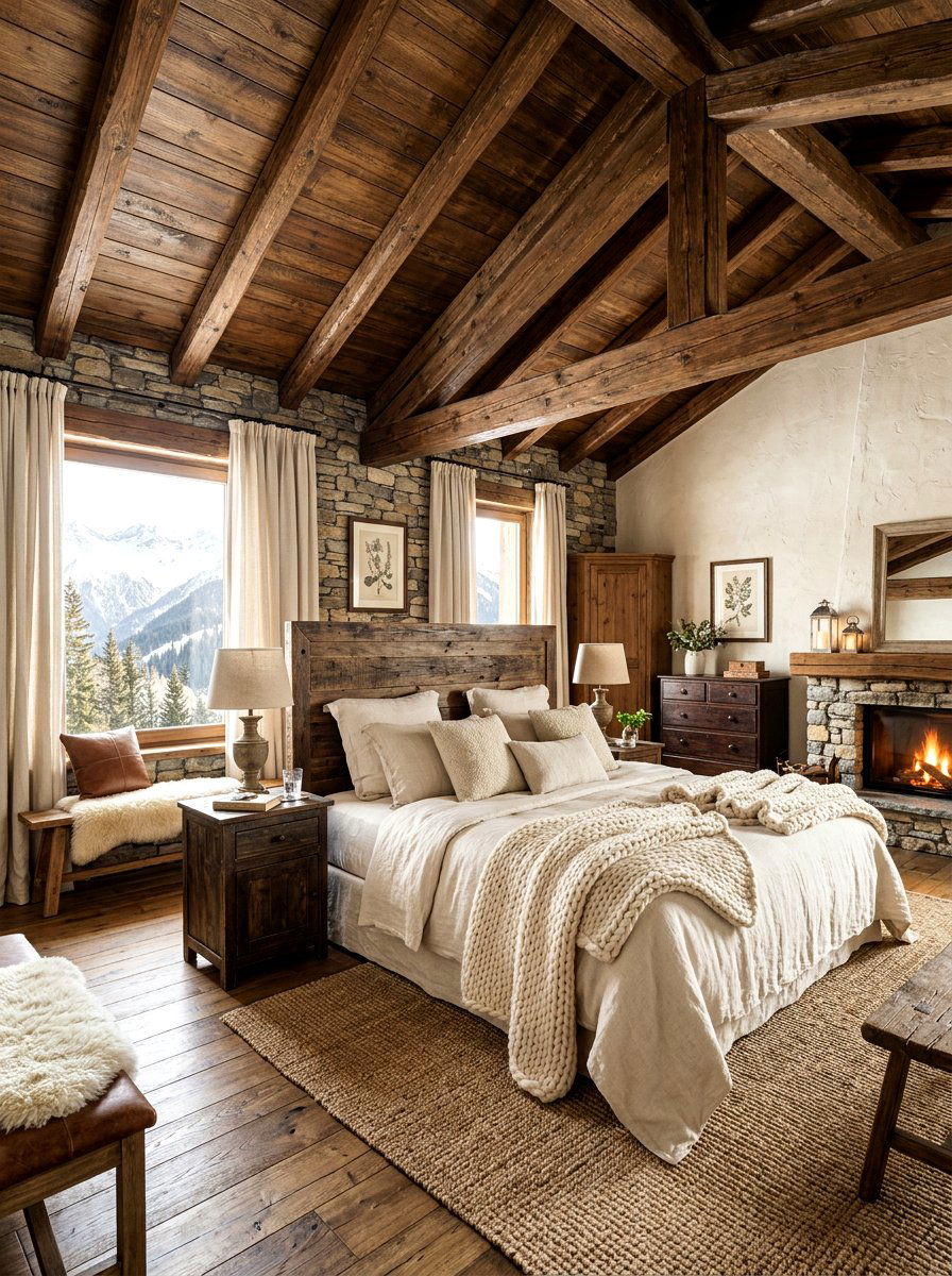 Rustic Romantic Bedroom - 30 romantic master bedroom ideas