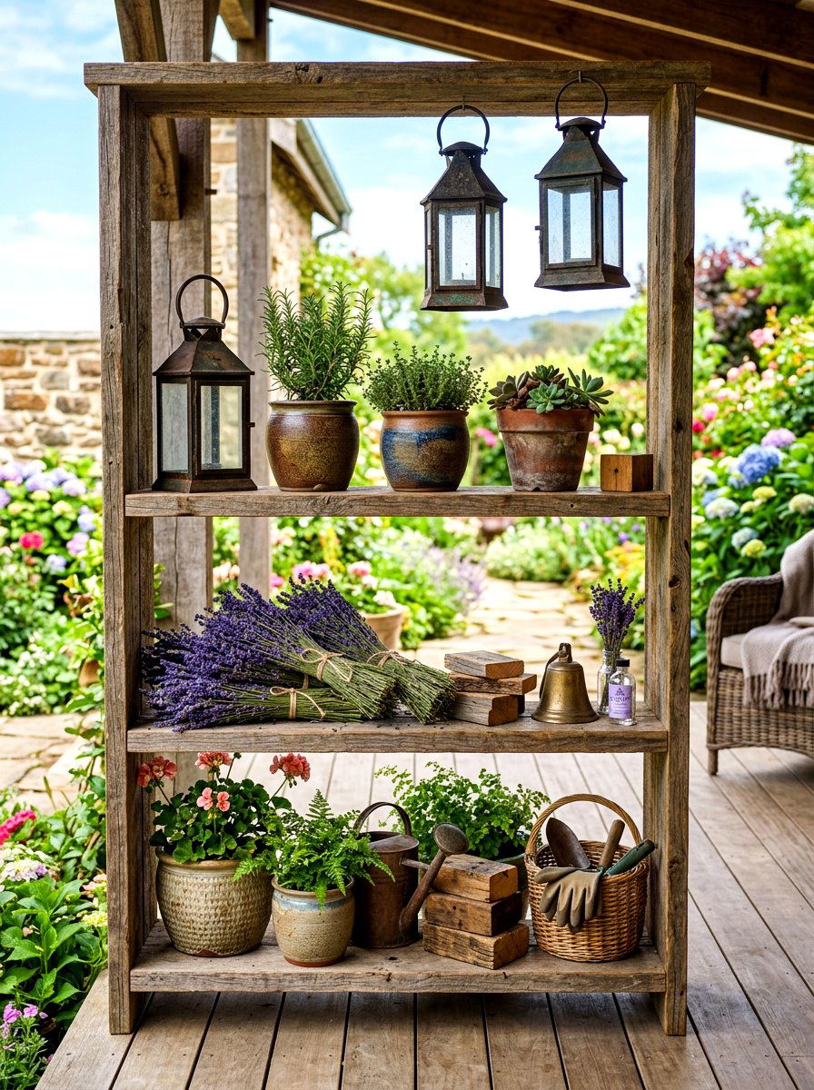 Rustic Shelf Filler - 30 shelf filler ideas