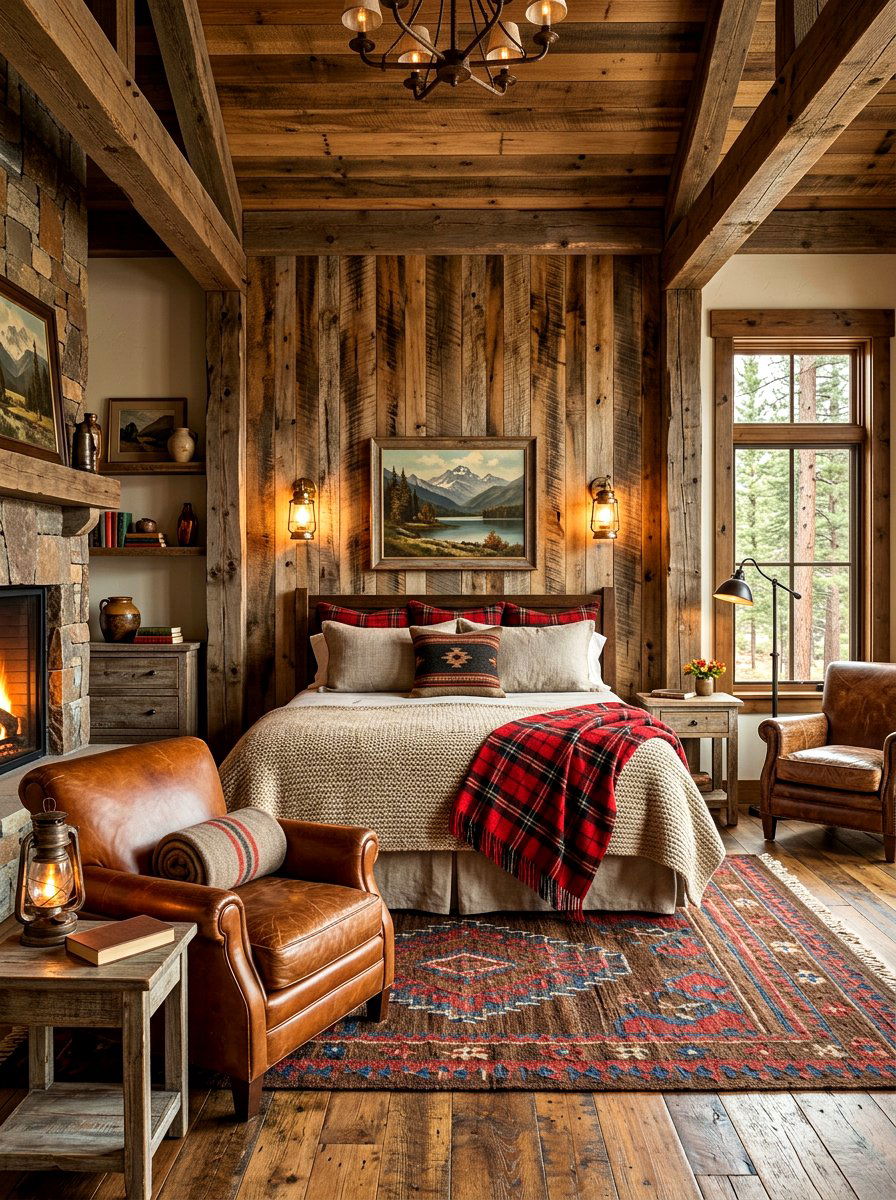 Rustic Slat Wall Headboard - 30 slat wall headboard ideas
