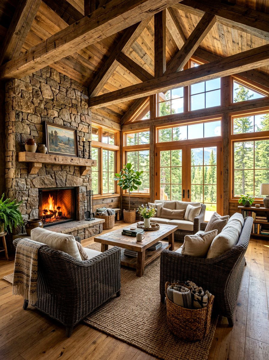 Rustic Sunroom - 30 sunroom ideas