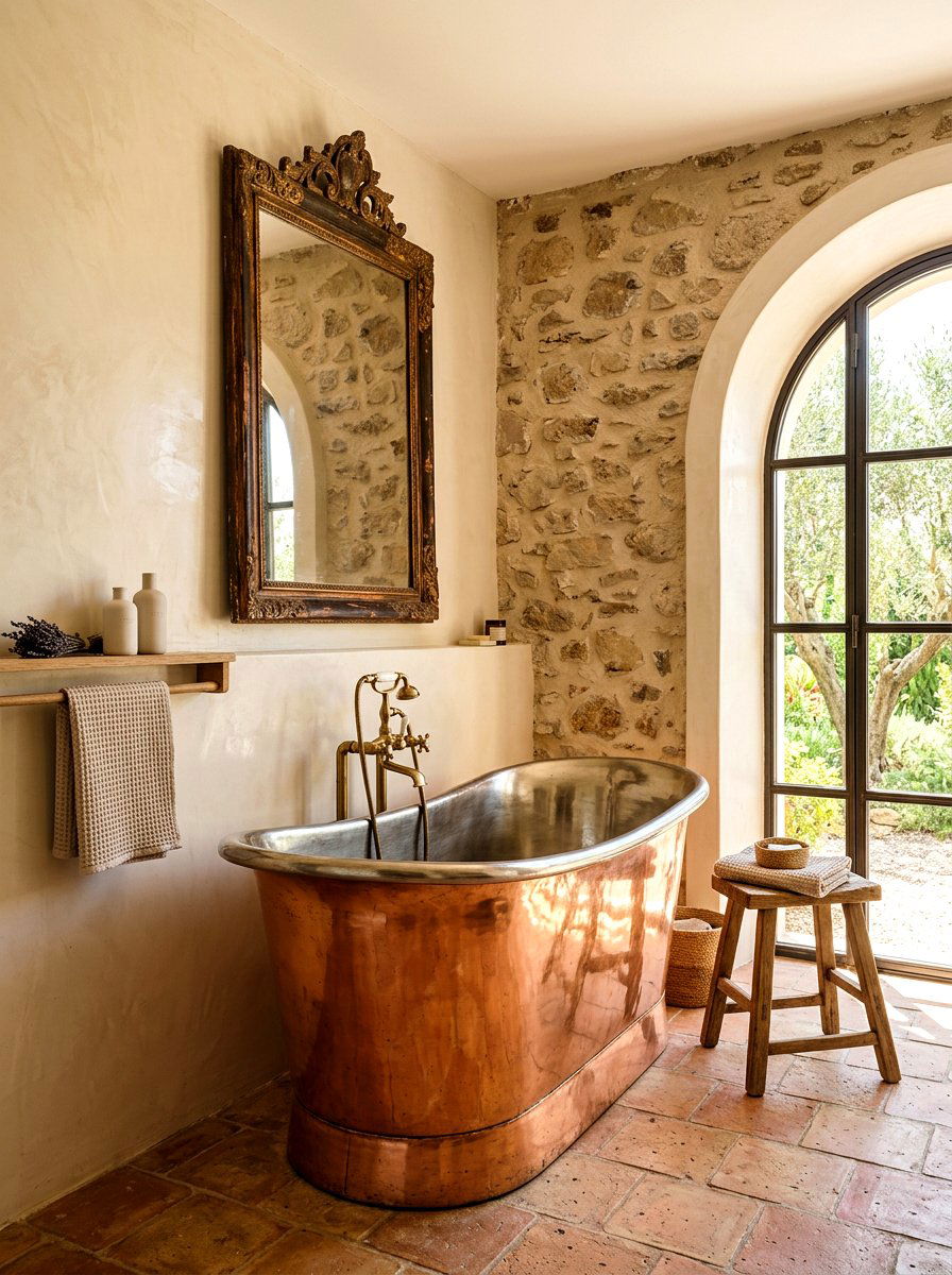 Rustic Tadelakt Vibe - 30 tadelakt bathroom ideas