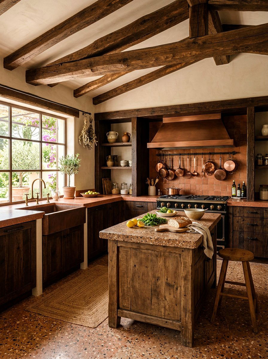 Rustic Terrazzo Kitchen - 30 terrazzo kitchen ideas