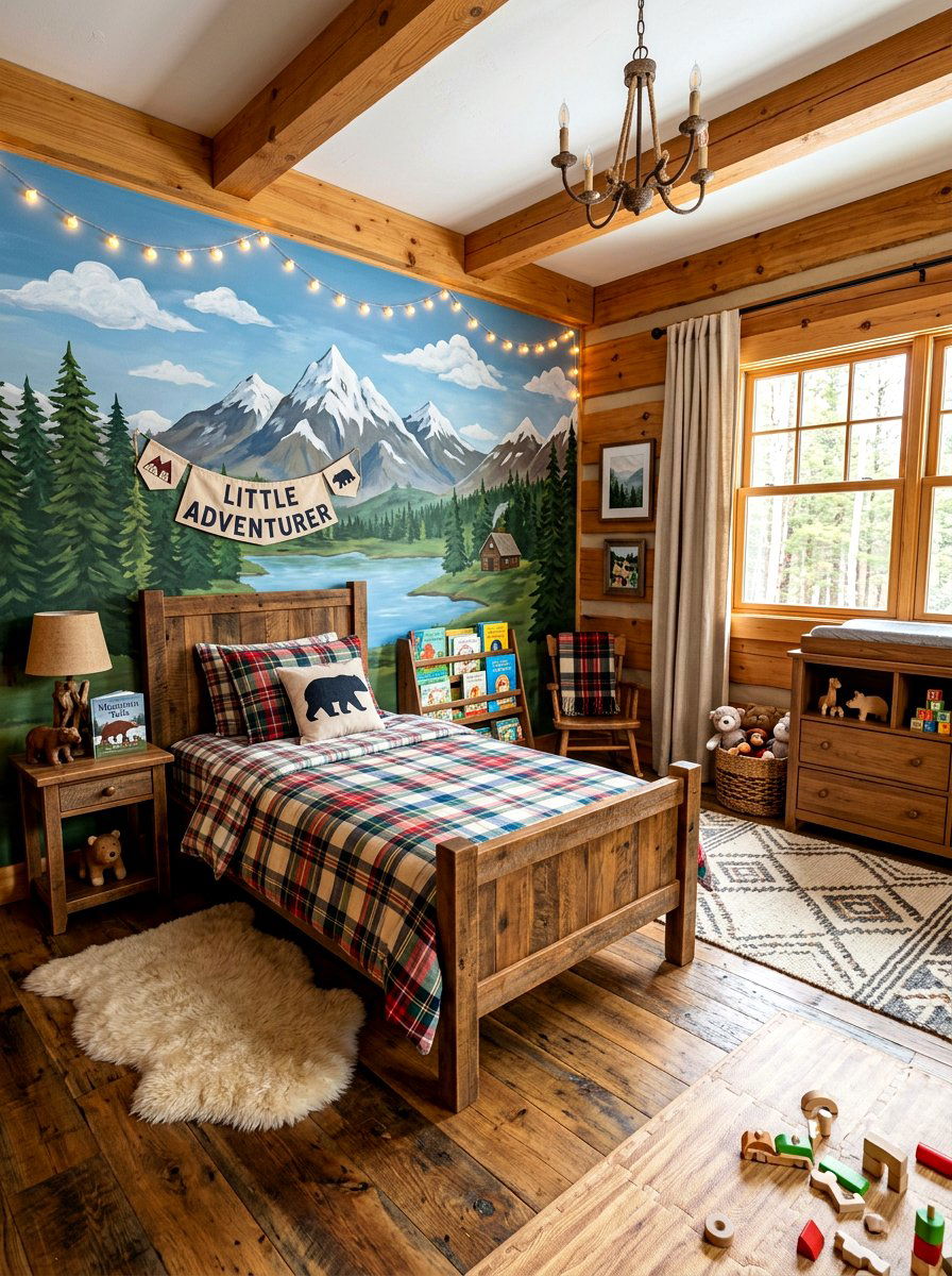 Rustic Toddler Bedroom - 30 toddler room ideas