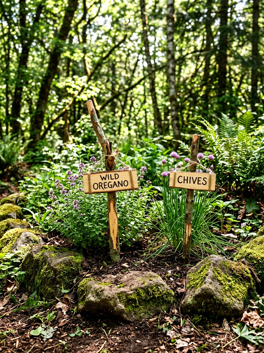 Rustic Twig Marker - 30 herb garden marker ideas