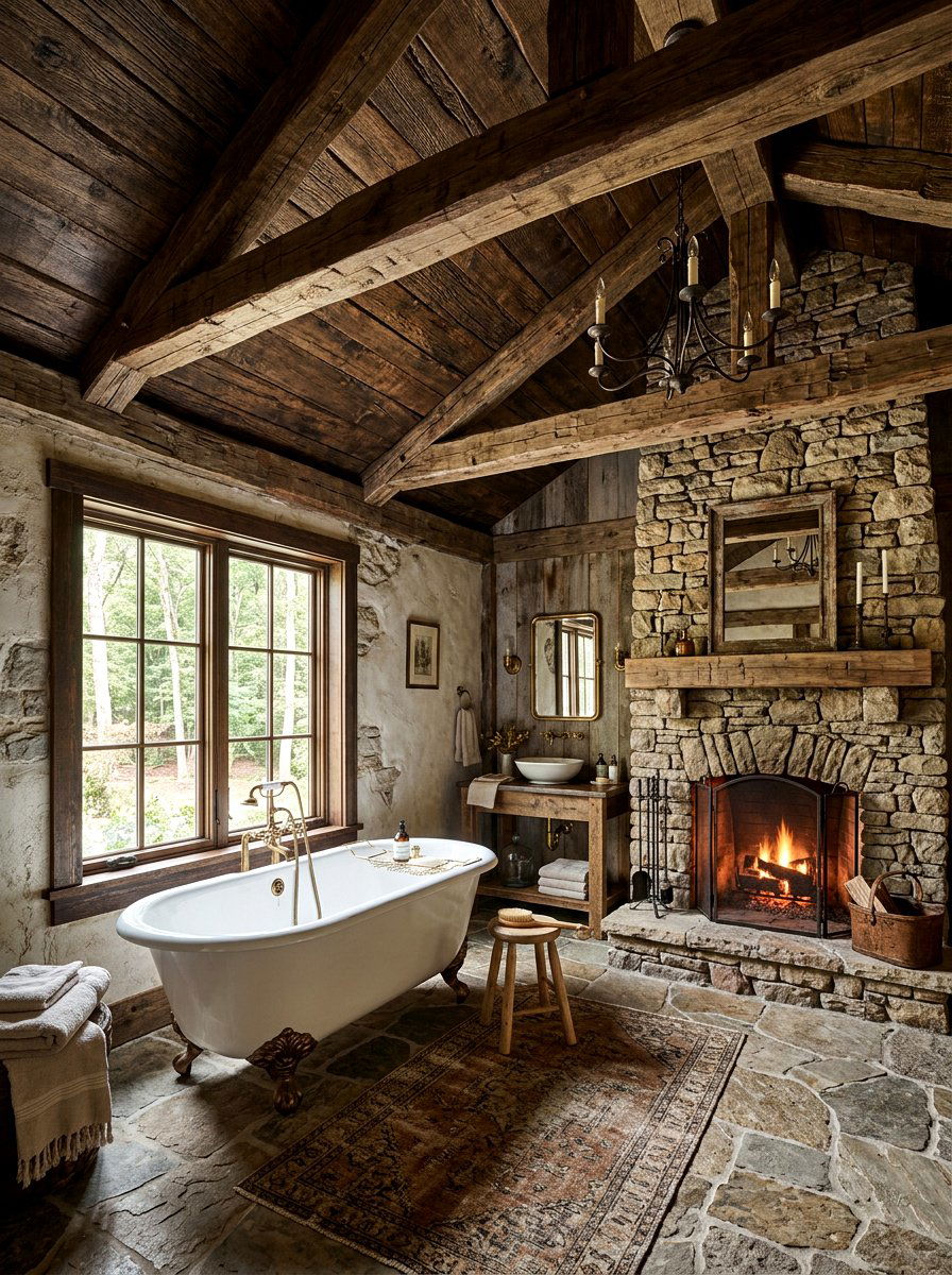 30 Old World Bathroom Ideas for Vintage Charm and Comfort