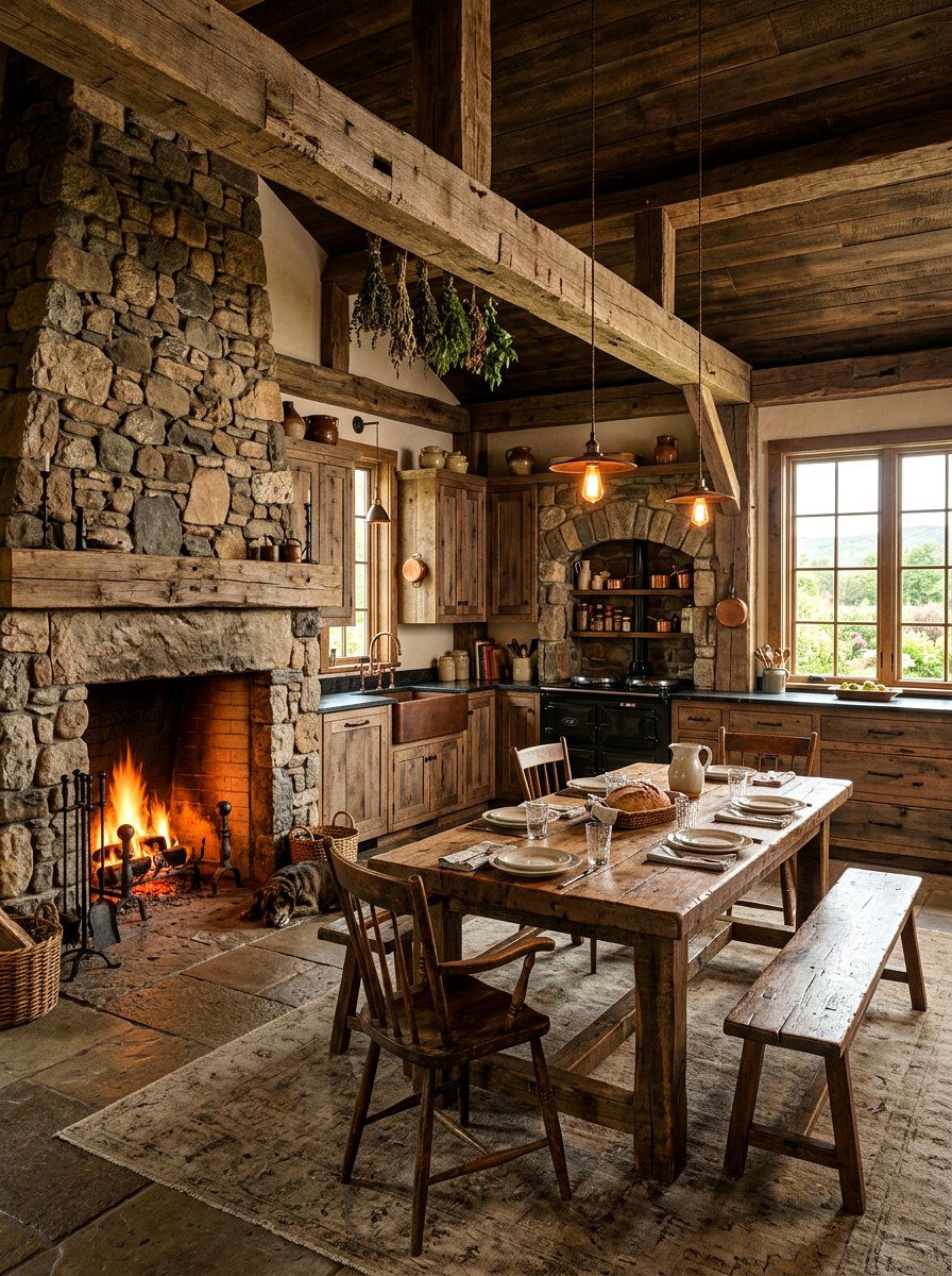 Rustic Wood Kitchen - 30 timeless kitchen ideas