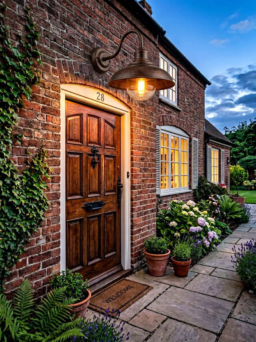 Rustic barn light - 30 outdoor lighting ideas