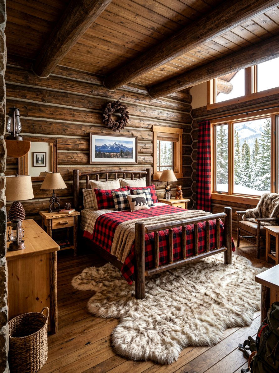 Rustic cabin bedroom - 30 boys bedroom decor ideas
