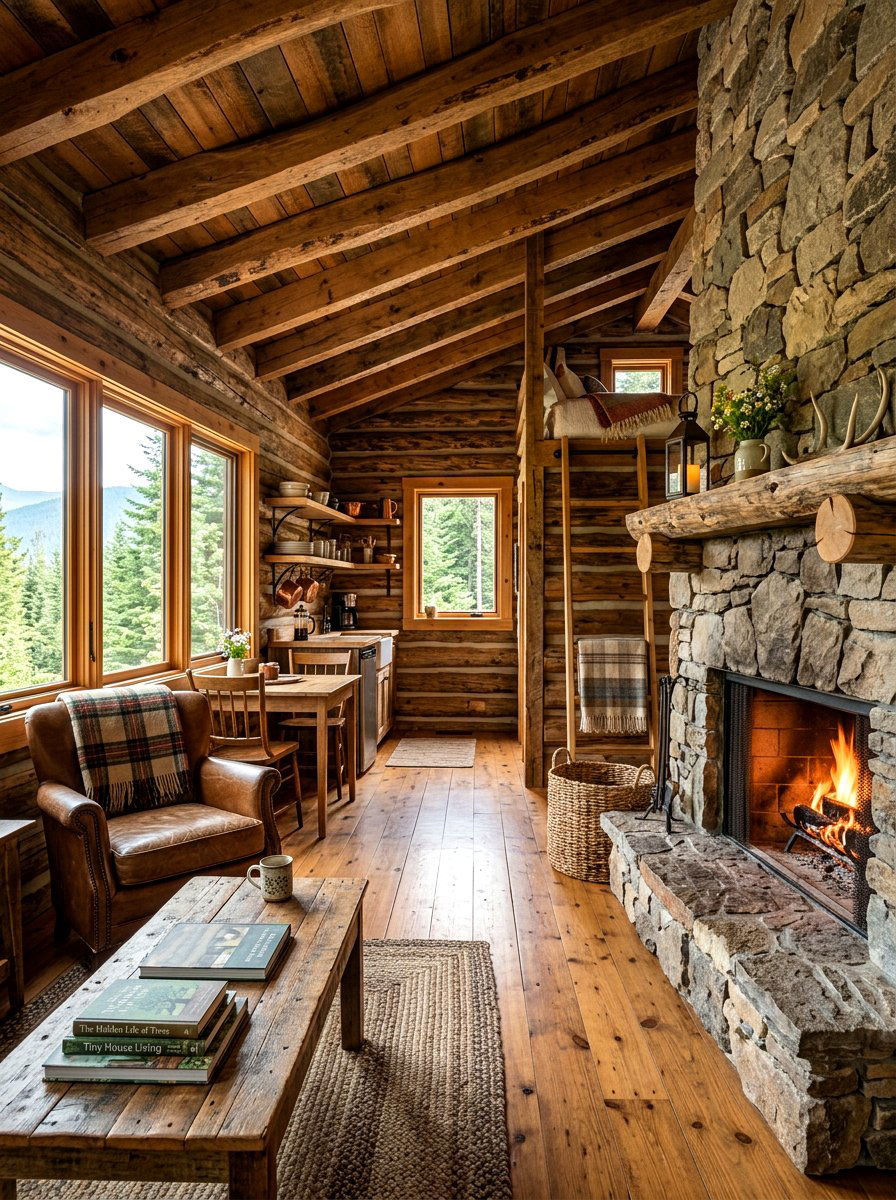 Rustic cabin tiny house - 30 tiny house ideas