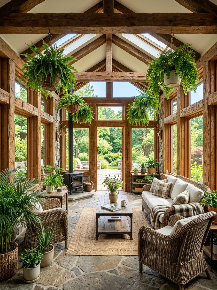 Rustic cedar window trim - 30 window trim ideas