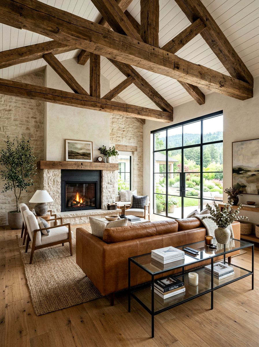 Rustic chic living room - 30 quiet luxury living room ideas