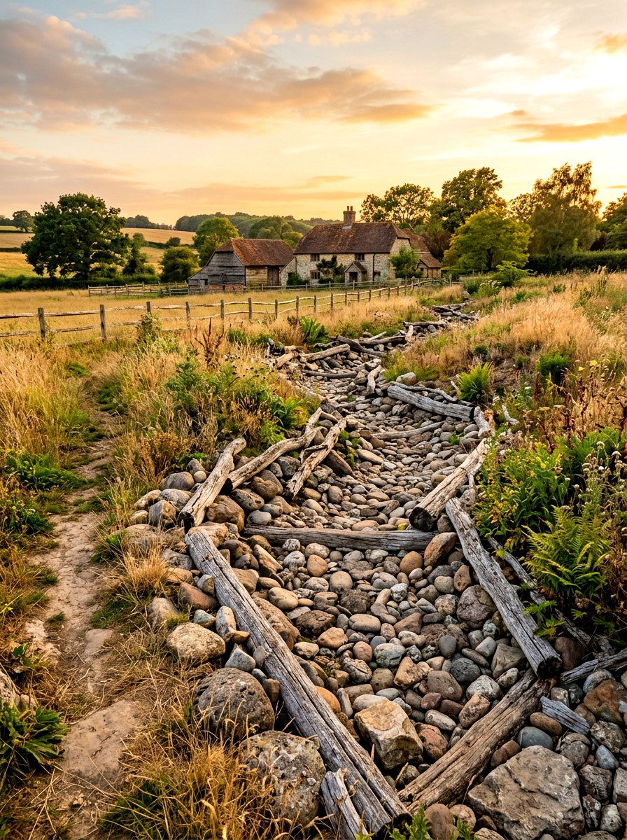 Rustic dry creek bed - 30 dry creek bed ideas