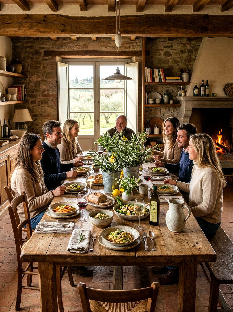 Rustic farmhouse olive table - 30 olive tablescape ideas