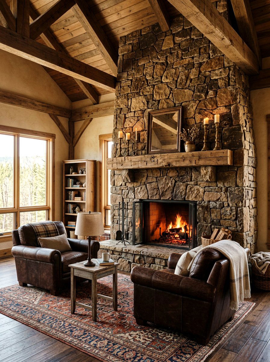 30 Stone Fireplace Ideas: Add Warmth and Texture to Any Home