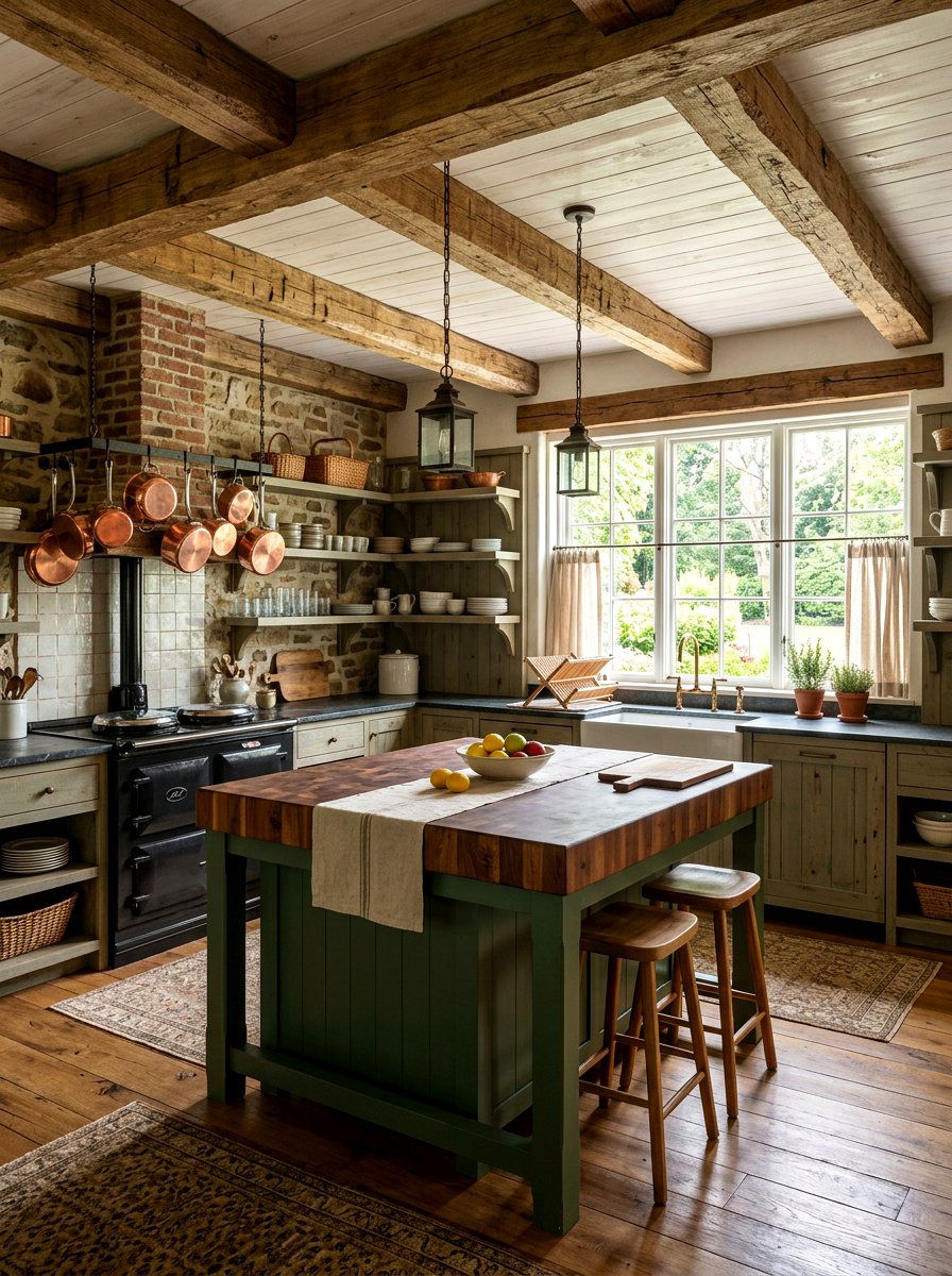Rustic kitchen style - 30 slow living home ideas